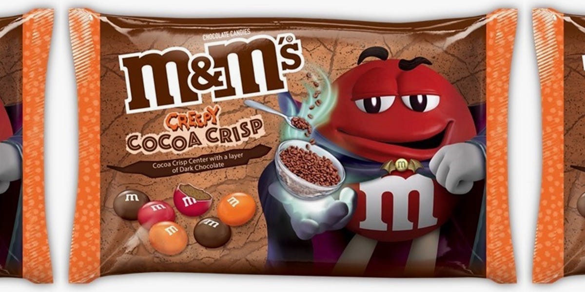 M&M's Creepy Cocoa Crisp Flavor Is Back Just In Time For Halloween