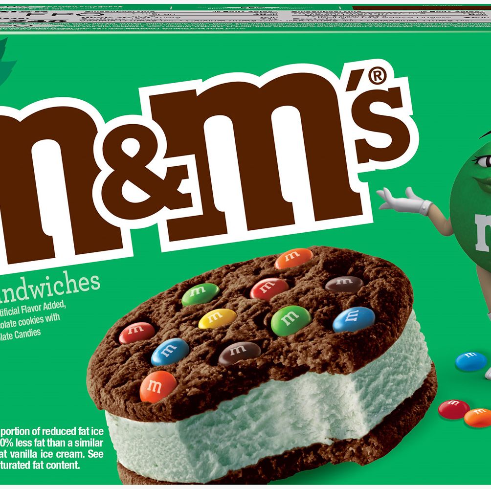 M&Ms St. Patrick's Day Mint Ice Cream Cookie