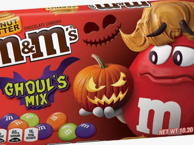 M&M's Chocolate Candies, Caramel, Ghoul's Mix, Chocolate
