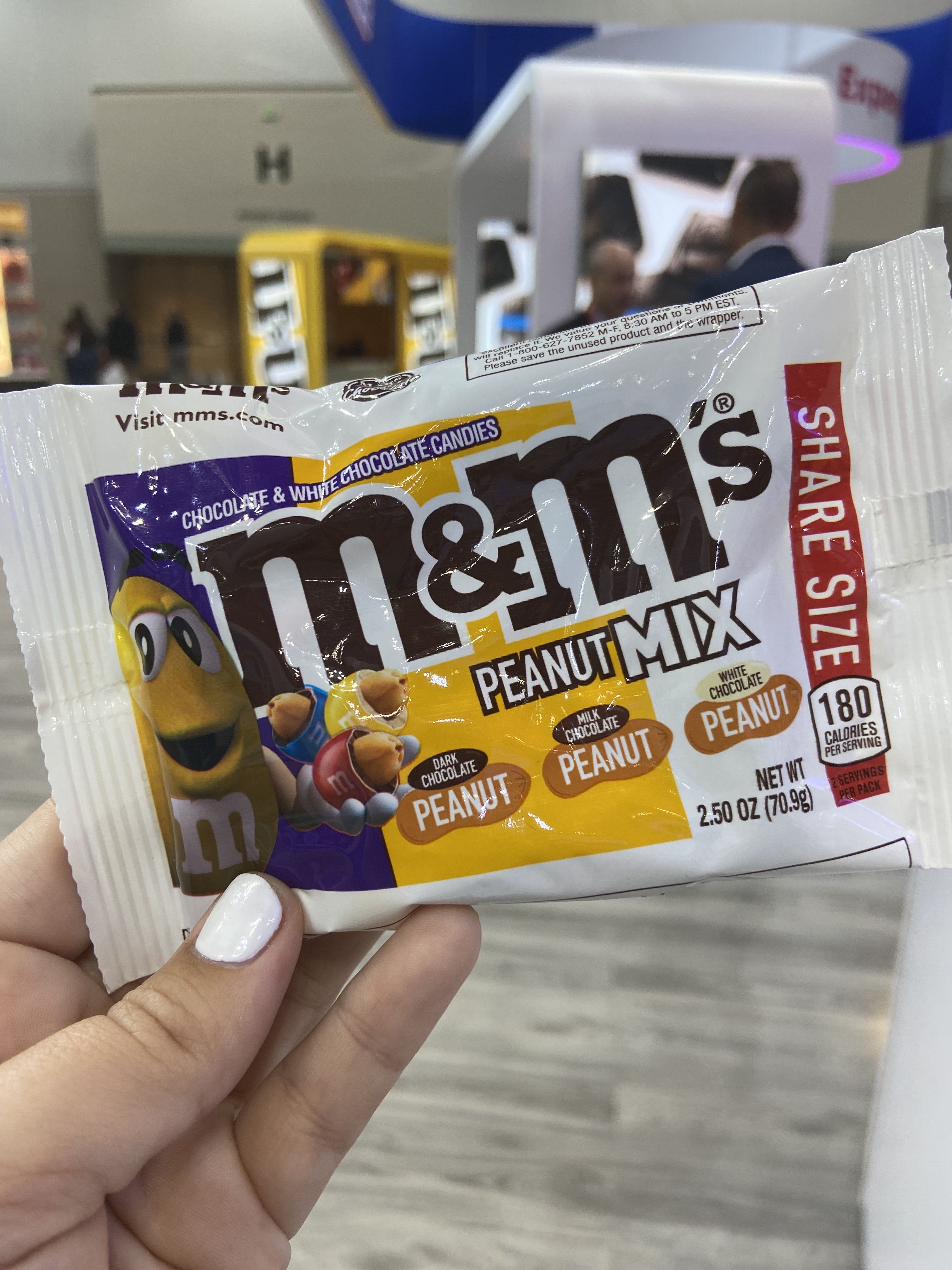 M&M's Peanut Mix Chocolate & White Chocolate Candies Sharing Size