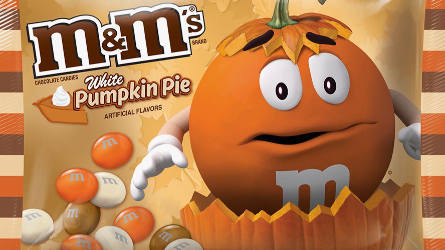 M&M's Releases White Pumpkin Pie Flavor