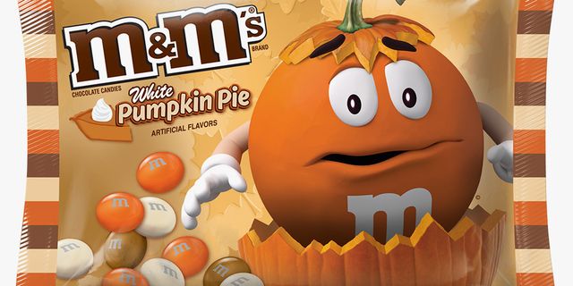 M&M's Has Brought Back Its White Pumpkin Pie and Candy Corn Flavors for  Halloween