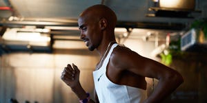 sir mo farah on treadmill