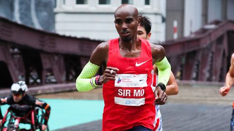 preview for Mo Farah is "More Than Happy" With His Chicago Marathon Victory