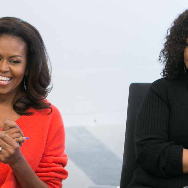 Former First Lady Michelle Obama and Shonda Rhimes