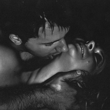 black and white photo of a couple having sex