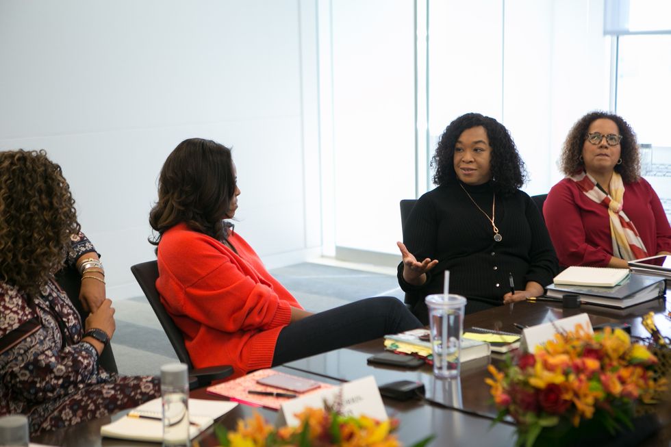 Shonda Rhimes and Michelle Obama discuss "Becoming."