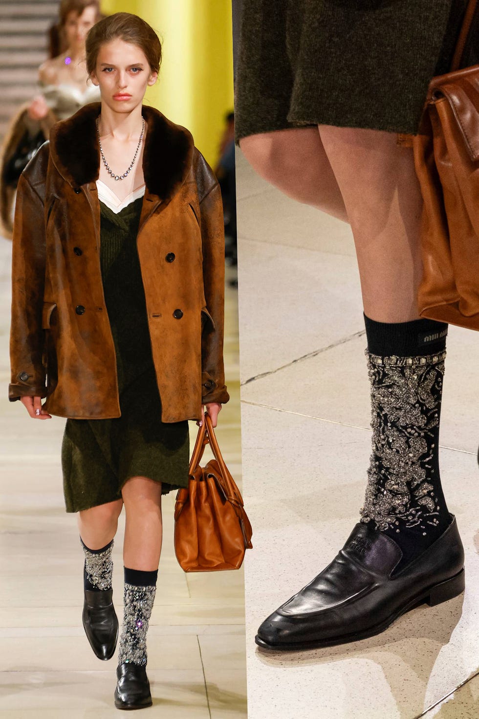 mocasines pasarelas otono invierno 2025
