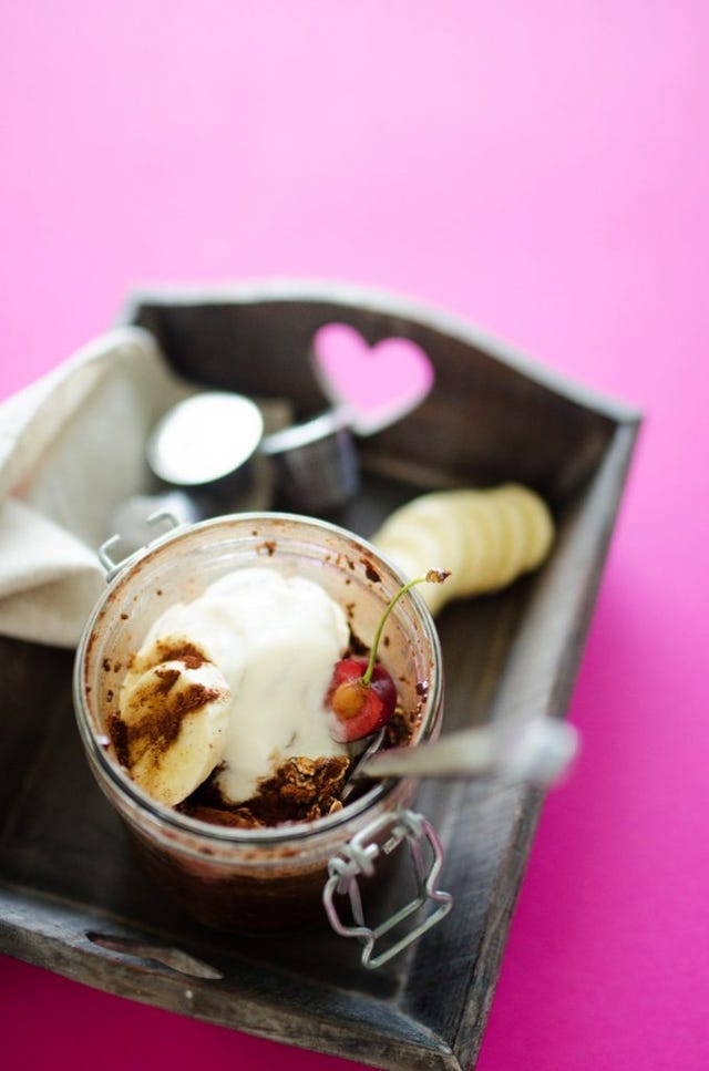 overnight oats con moca