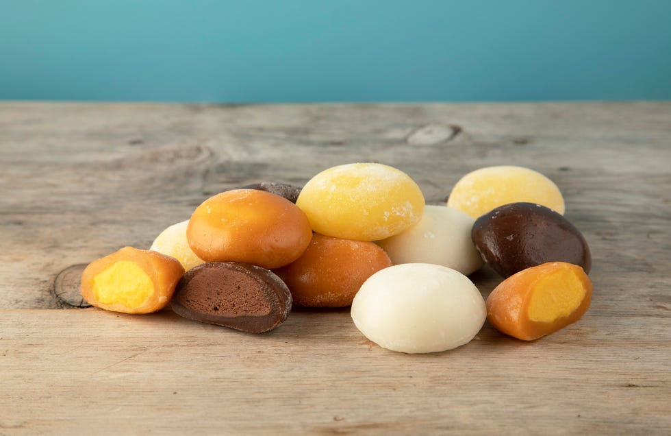 mochi ice cream balls are being sold in lidl