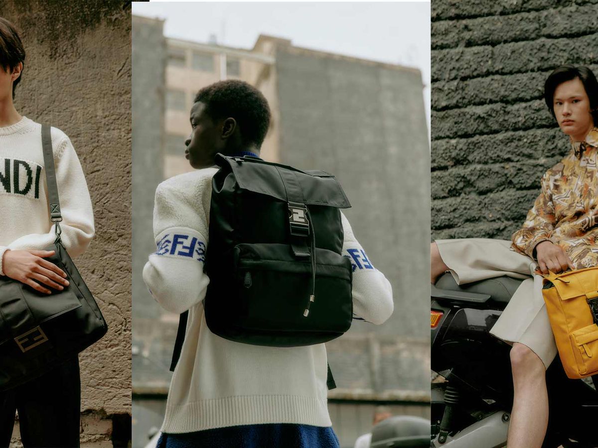 Fendiness: la nueva línea de mochilas de Fendi para hombre