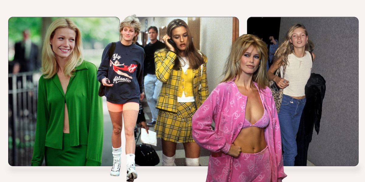 La moda de los 90 en fotos: así se vestía en esa década