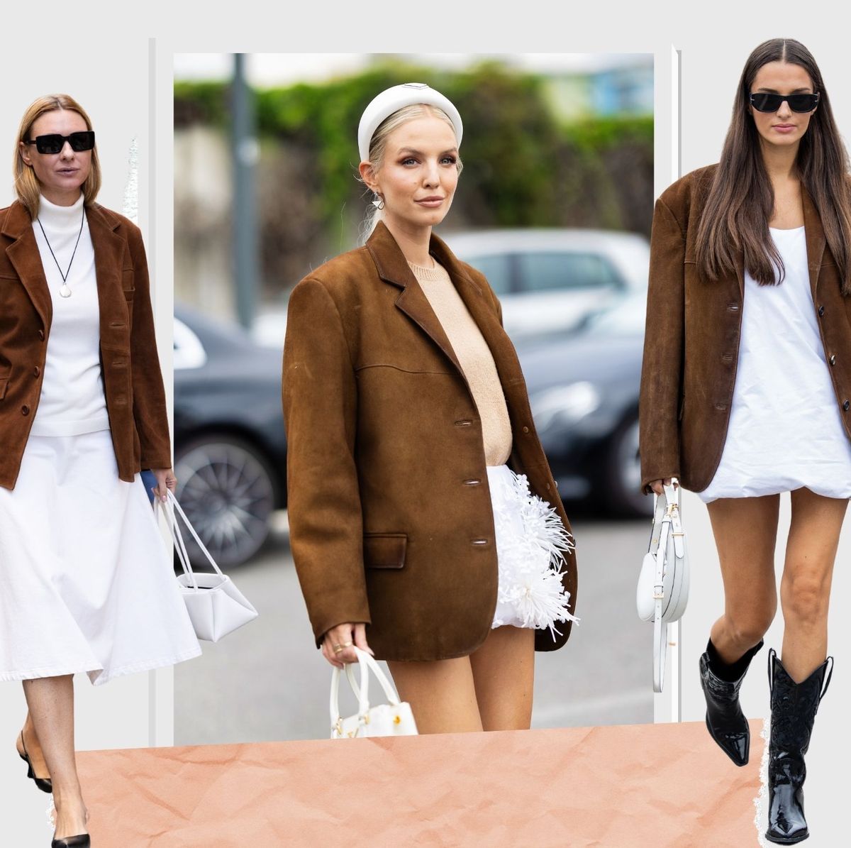 La chaqueta de ante marrón es el comodín para estar a la moda este otoño,  palabra de estilistas