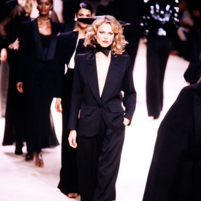 yves saint laurent spring 2002 couture collection runway show