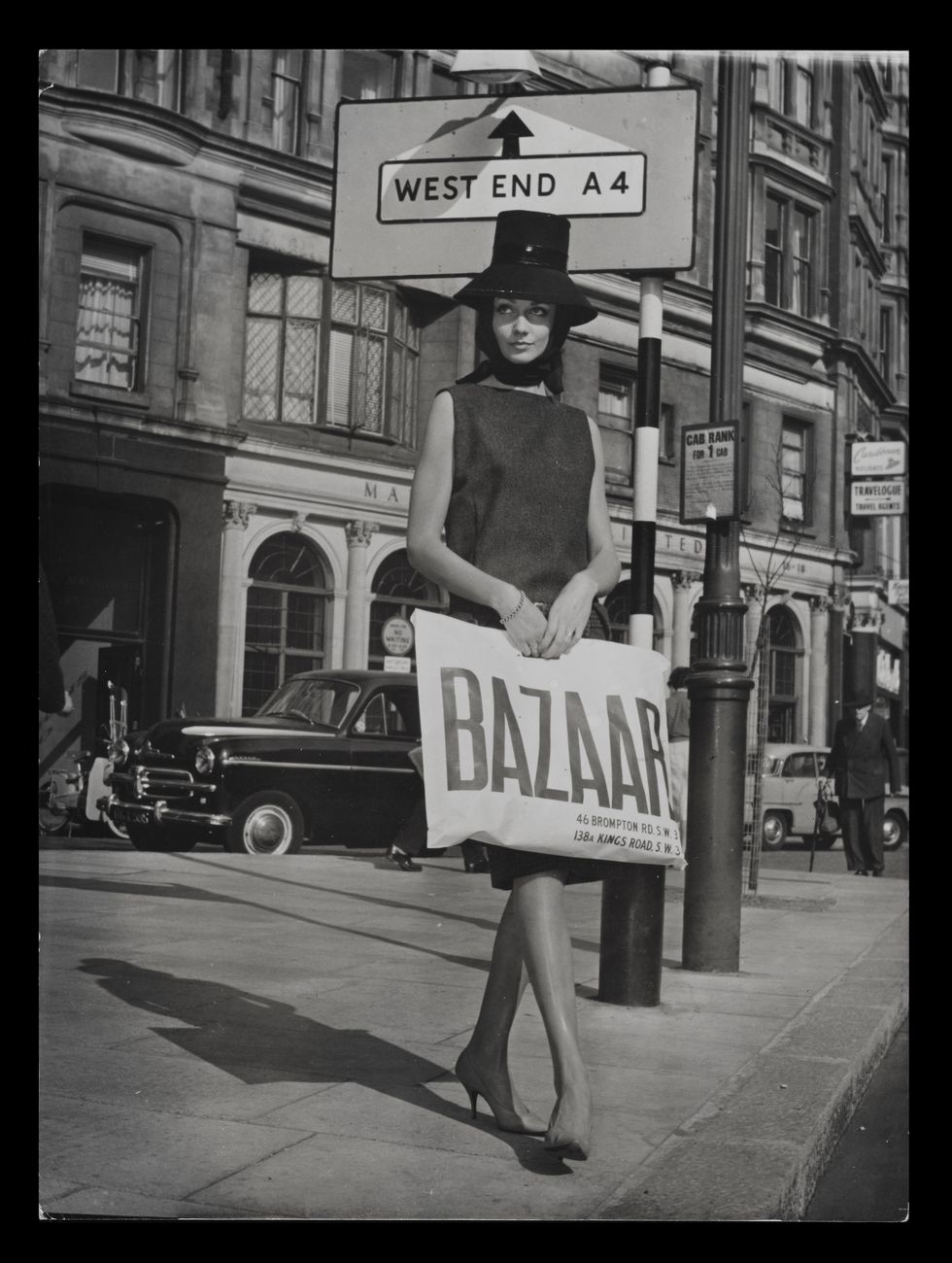 Mary Quant, modella, Bazaar