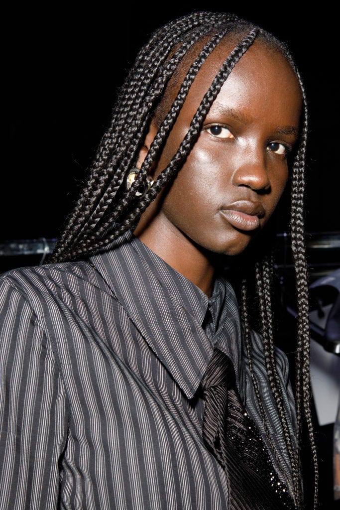jordanluca backstage milan menswear fallwinter 20232024