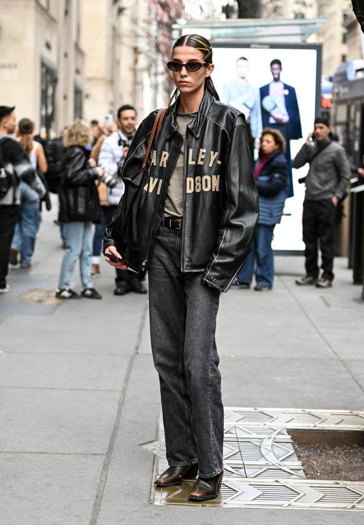 come portare la giacca di pelle secondo lo street style di new york