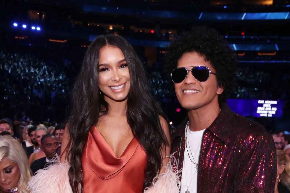 bruno mars with girlfriend jessica caban