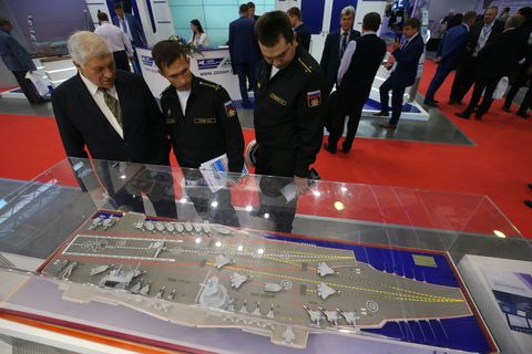 2017 International Maritime Defence Show in St Petersburg