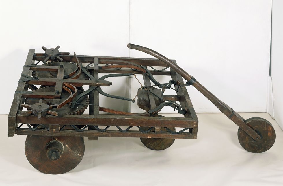 Model of self-propelled cart...