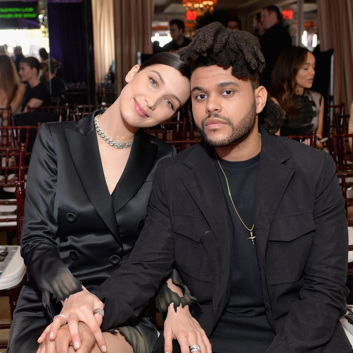 The Weeknd, Bella Hadid Wear Matching Camo for His Birthday: Pics
