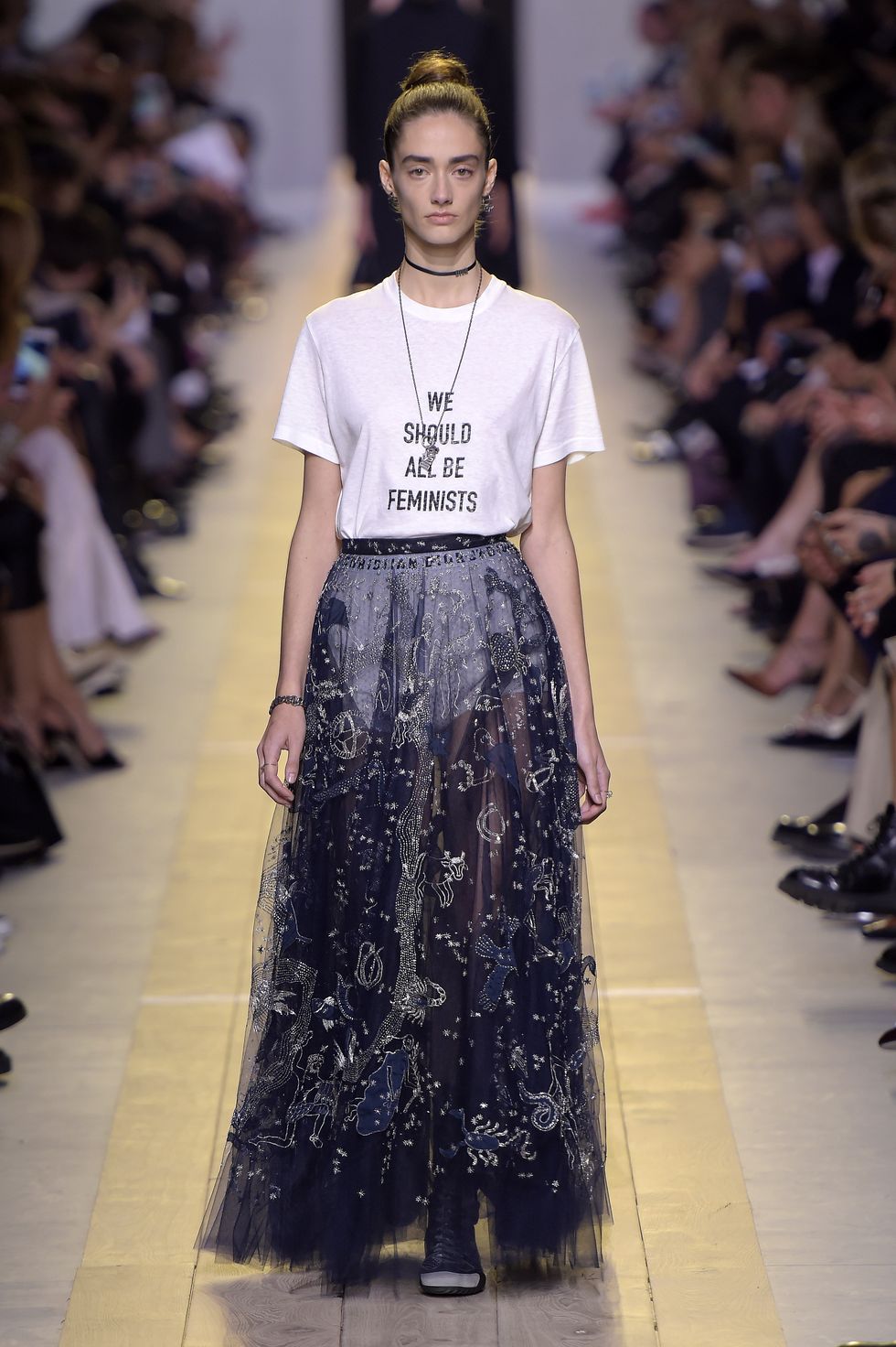 christian dior show, runway, spring summer 2017, paris fashion week, france 30 sep 2016