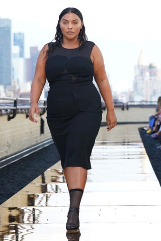 paloma elsesser on the cos runway