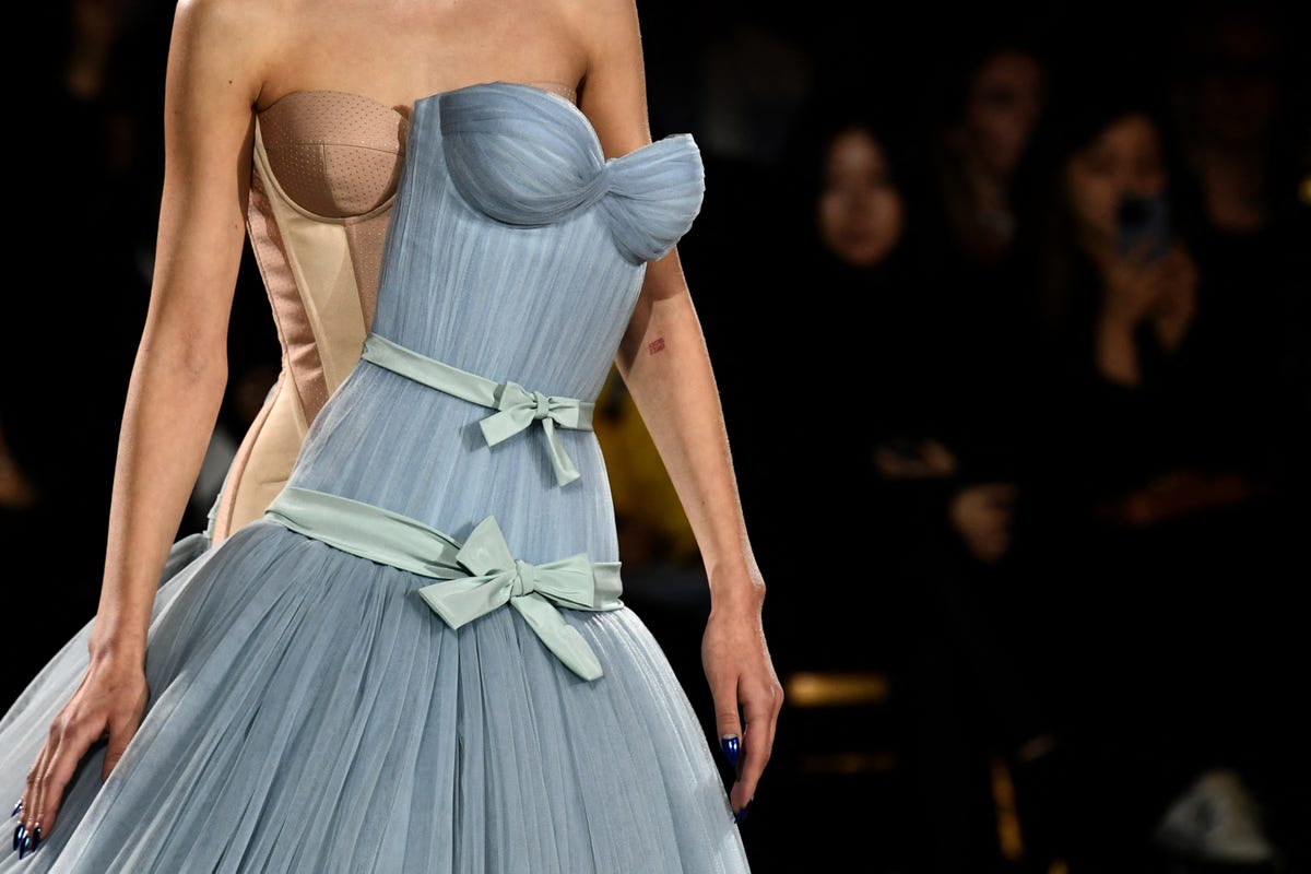 Viktor & Rolf sfilata couture PE 2023: vestiti capovolti. Video