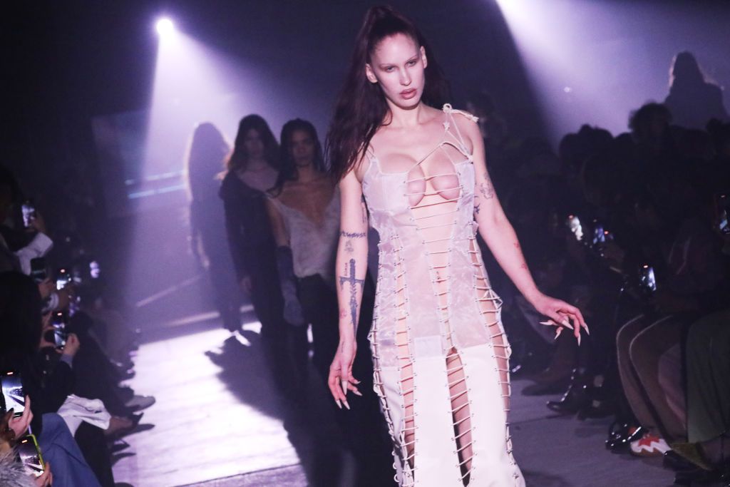 elena velez runway february 2023 new york fashion week