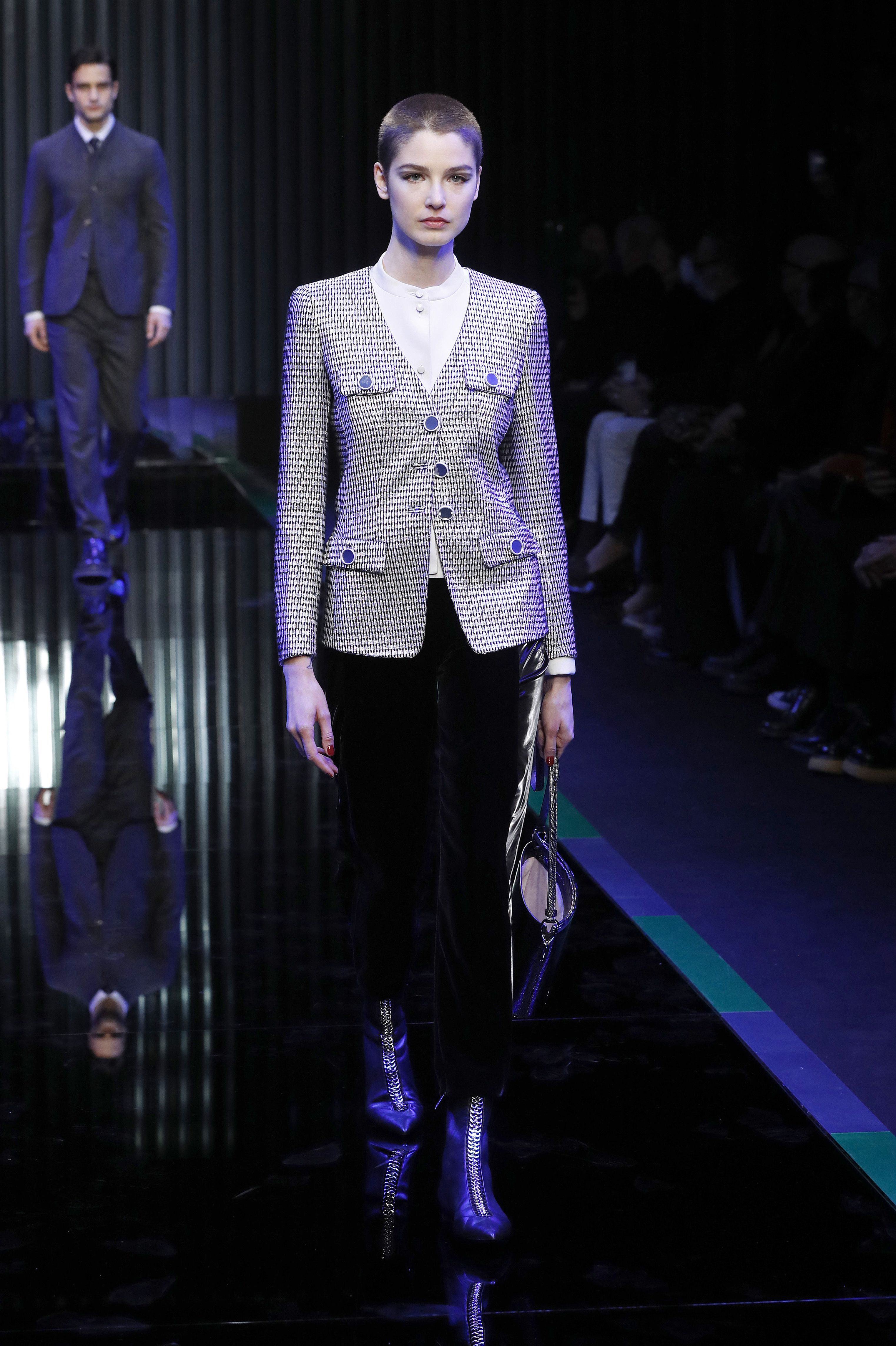 GIORGIO ARMANI / ジョルジオアルマーニ ラウンド グラス メンズ