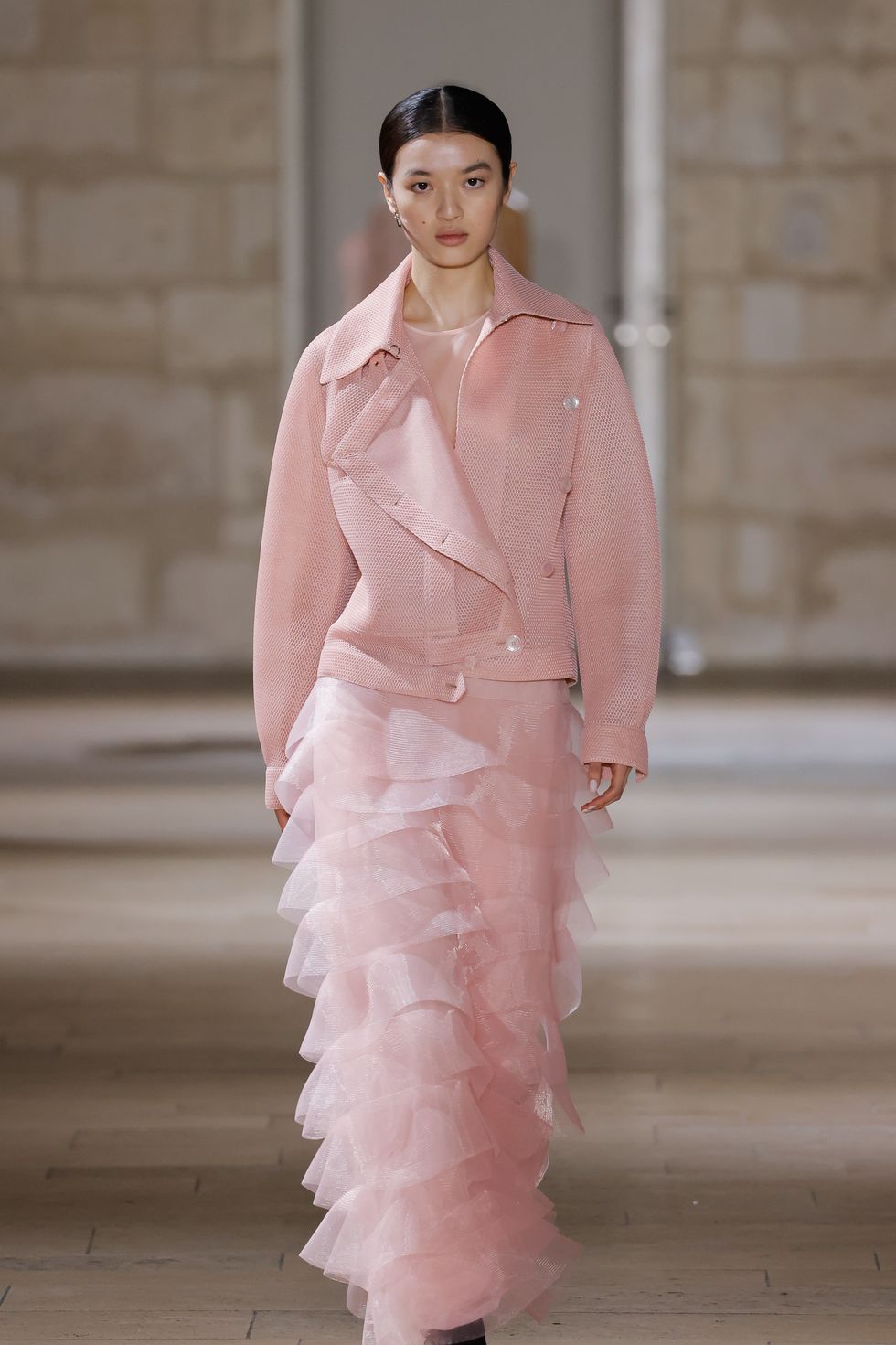 spring summer 2025 fashion trends akris runway paris fashion week womenswear spring summer 2025