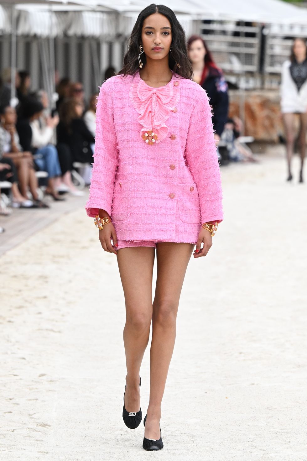 Sofia Coppola arrives at the Chanel Cruise 2022/2023 Fashion Show