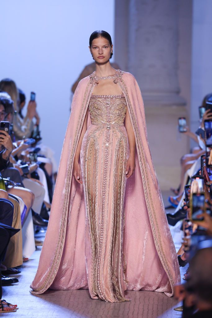 elie saab runway paris fashion week haute couture fallwinter 20232024