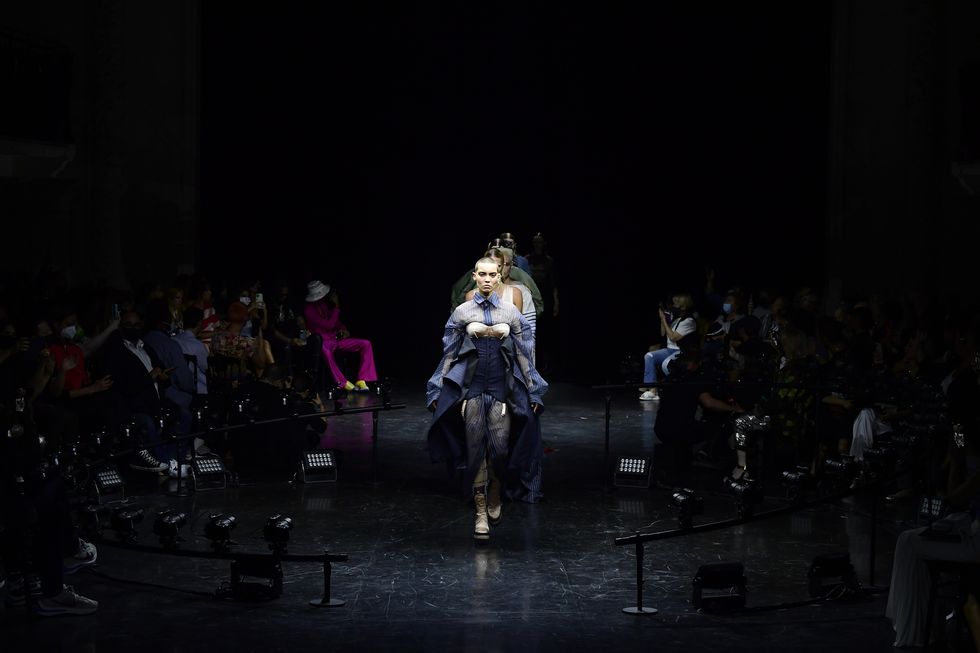jean paul gaultier  runway  paris fashion week  haute couture fall winter 2021 2022