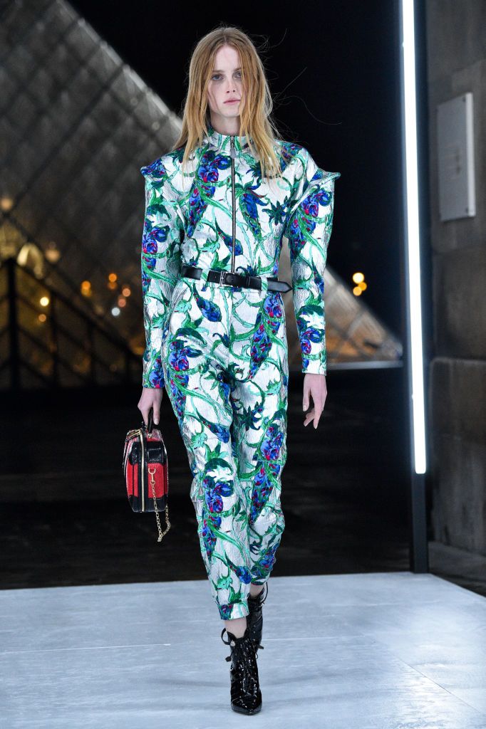 Sophie Turner Wears Silver Louis Vuitton Jumpsuit to Billboard