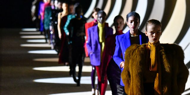 Saint Laurent : Runway - Paris Fashion Week Womenswear Fall/Winter 2020/2021