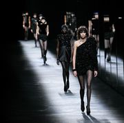 saint laurent  runway   paris fashion week womenswear fallwinter 20192020