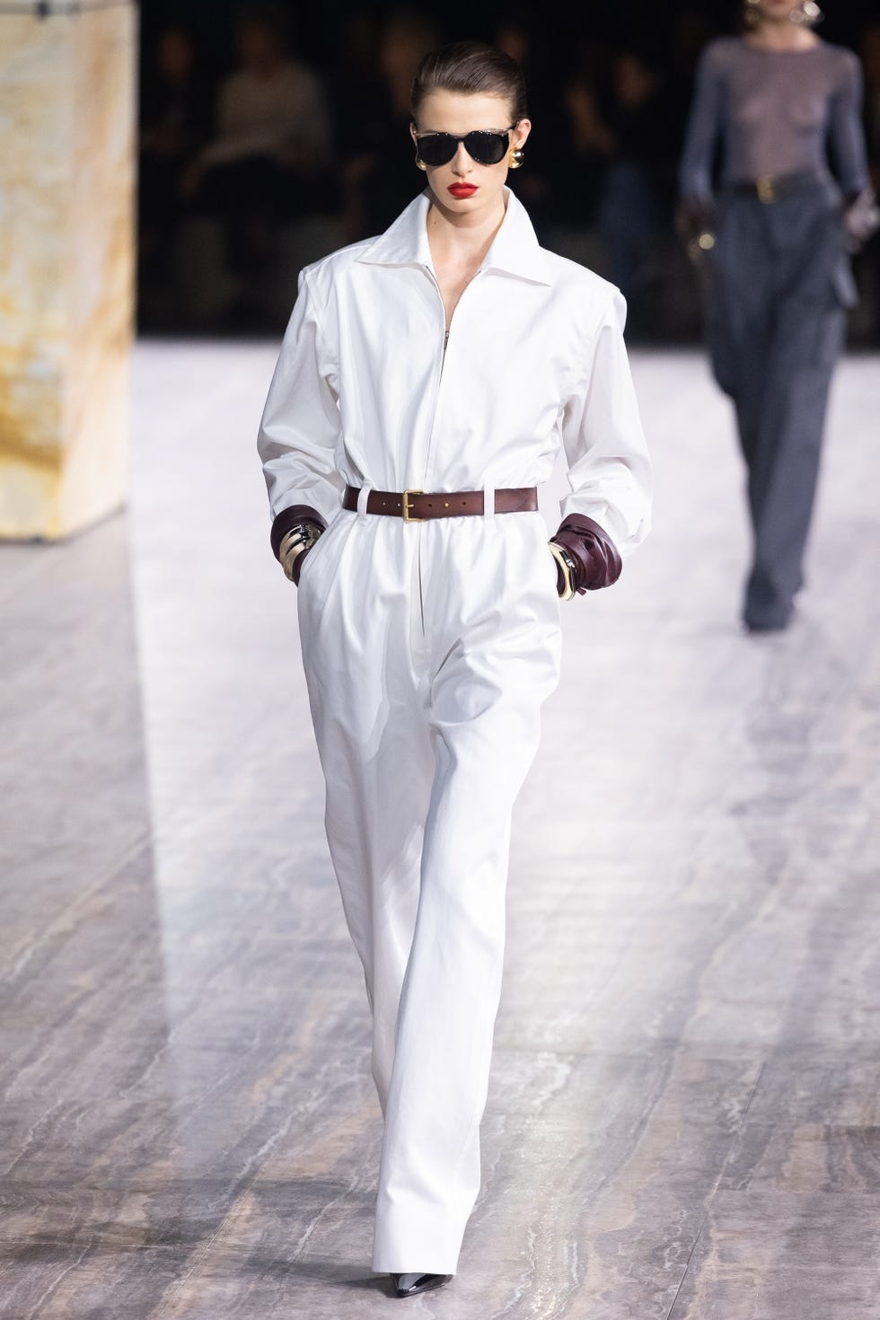 saint laurent runway paris fashion week womenswear springsummer 2024