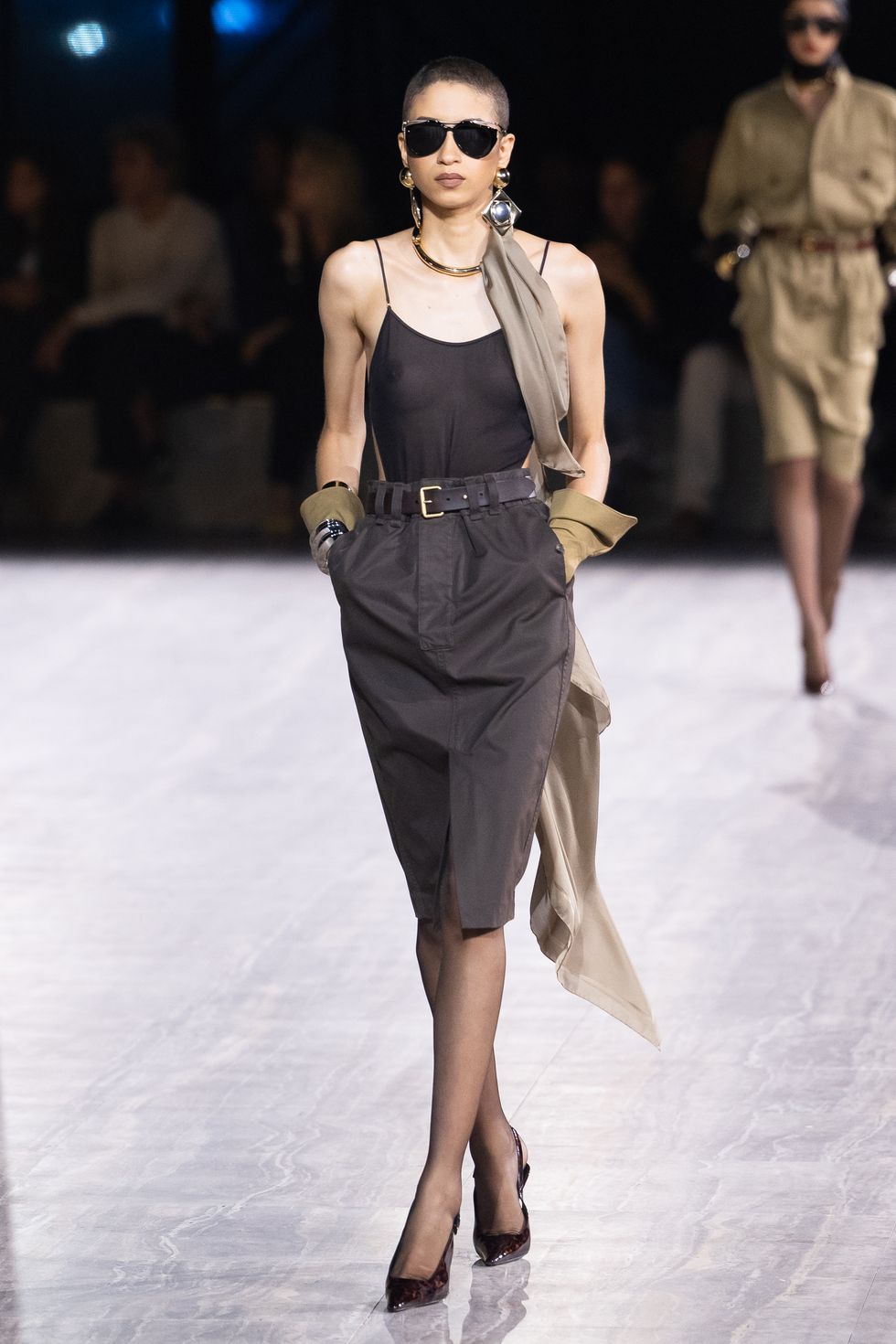 saint laurent runway paris fashion week womenswear springsummer 2024