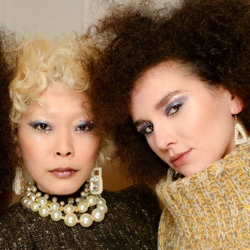 london, england february 18 models are seen backstage ahead of the paul costelloe show during london fashion week february 2022 on february 18, 2022 in london, united kingdom photo by nicky simsbfcgetty images