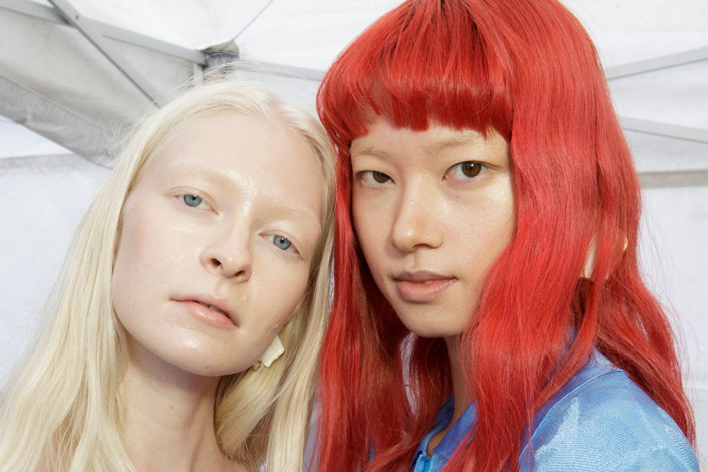 marco rambaldi backstage milan fashion week womenswear spring summer 2023