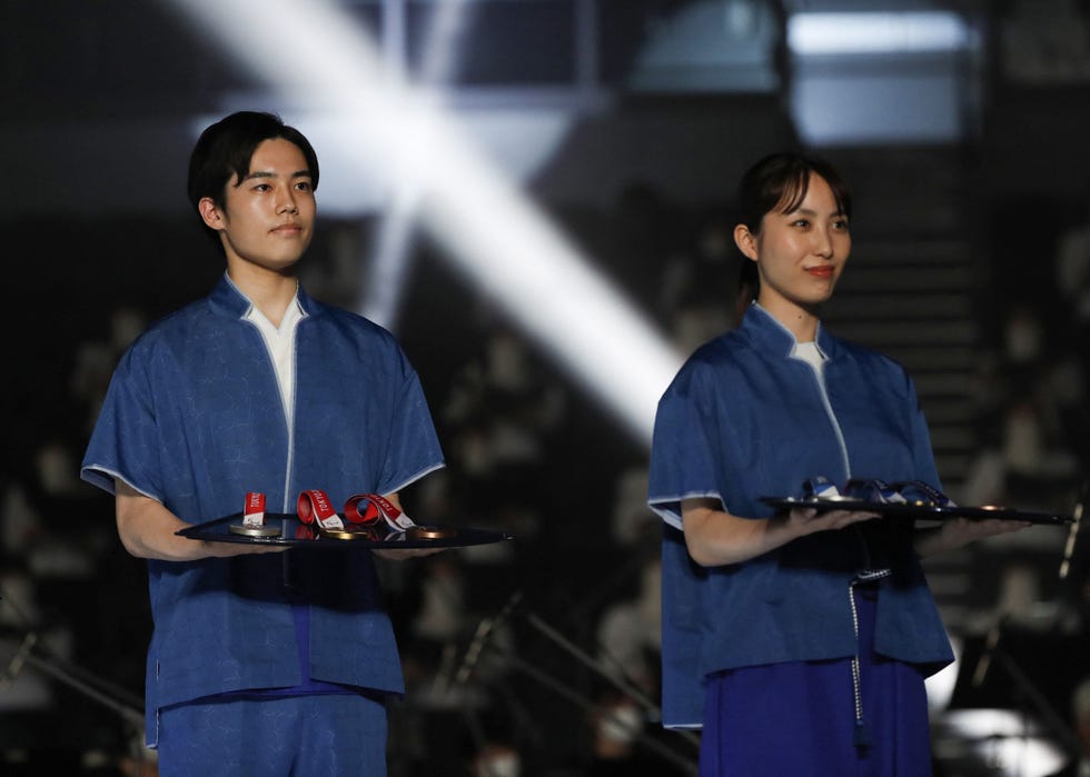 ceremonia de medallas, juegos olimpicos de tokio