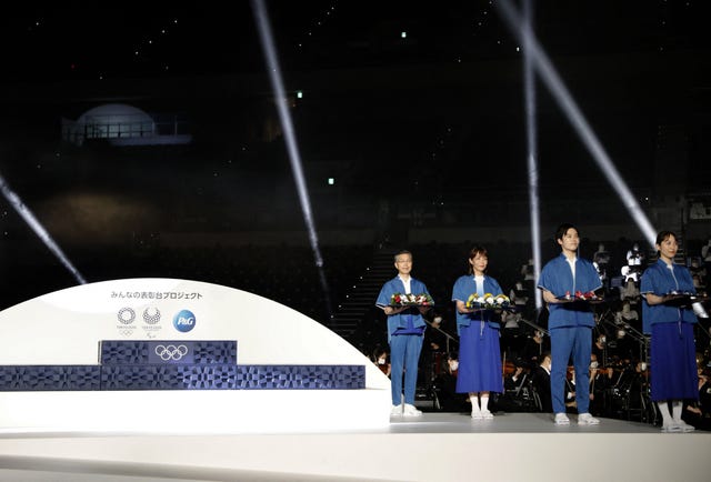 ceremonia de medallas de los juegos olímpicos de tokio 2020