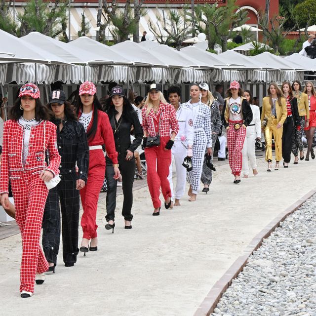 A look from Chanel's Resort 2023 Collection. Photo Credit Vogue