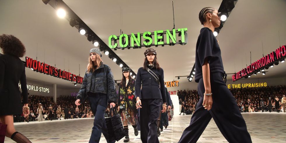 Niet doen Inwoner ontploffen The Christian Dior Fall 2020 Collection Comments on Consent