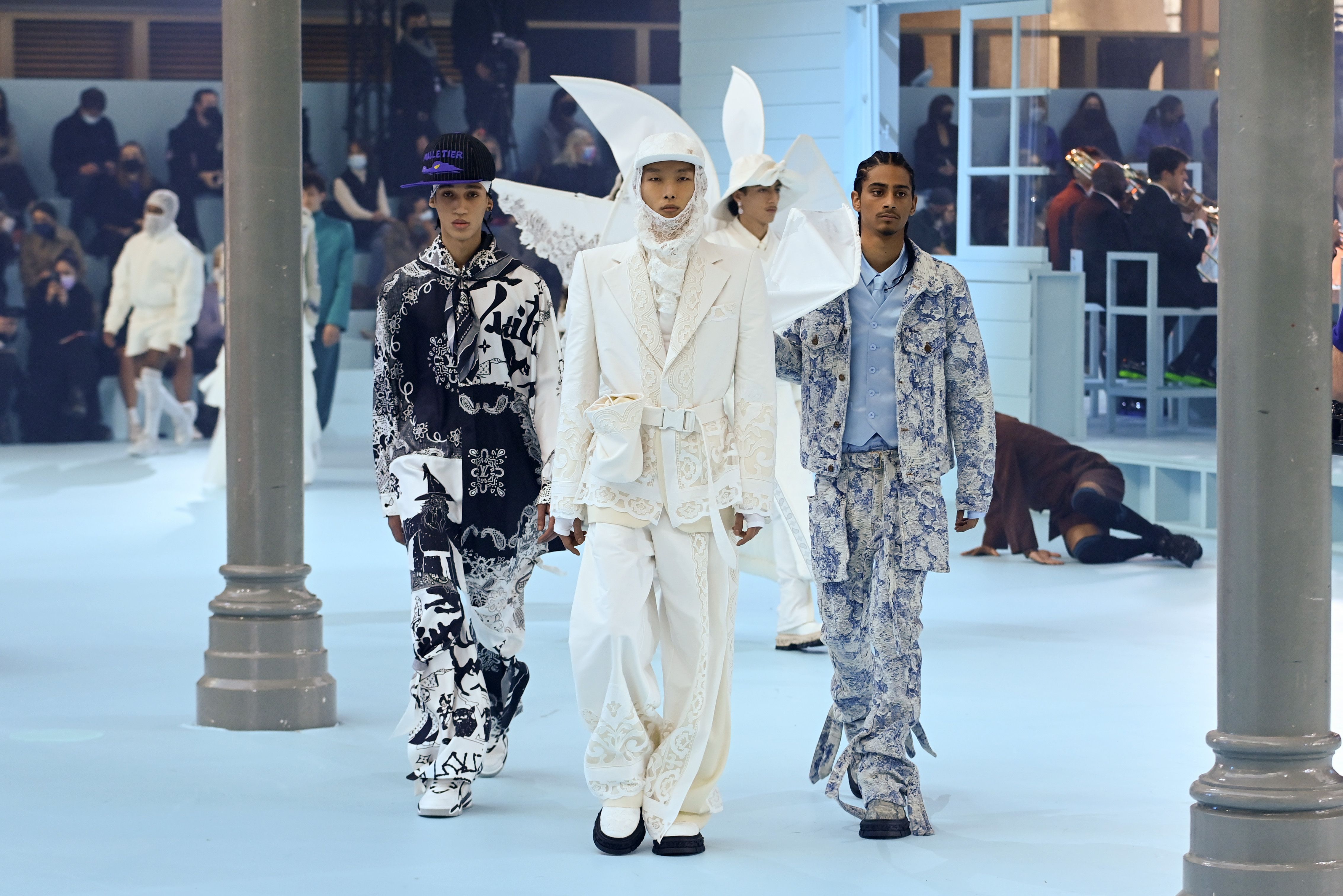 LOUIS VUITTON moda uomo autunno inverno 2021 2022 la nuova normalità