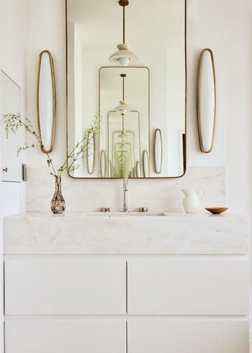 modern white bathroom