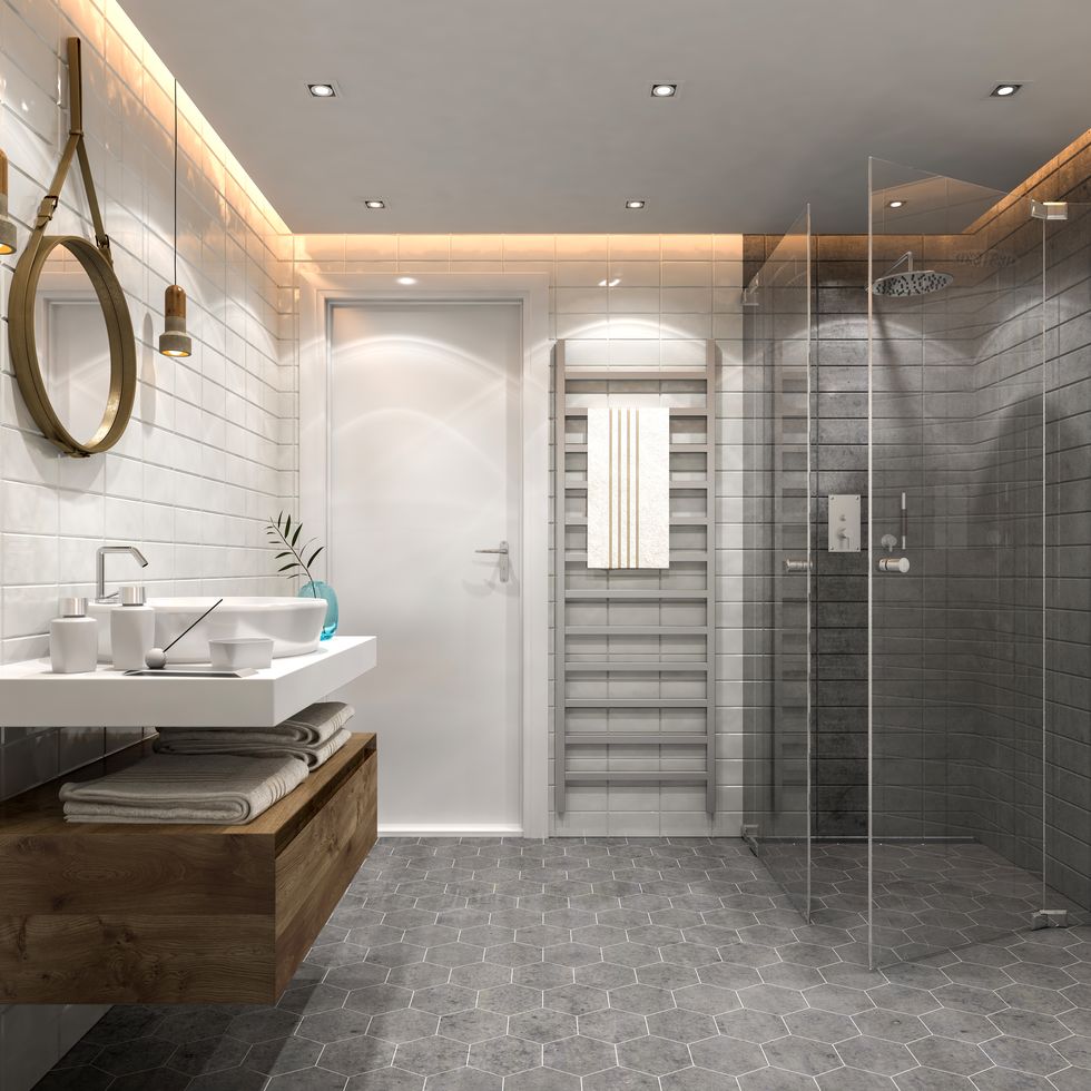 modern bathroom interior