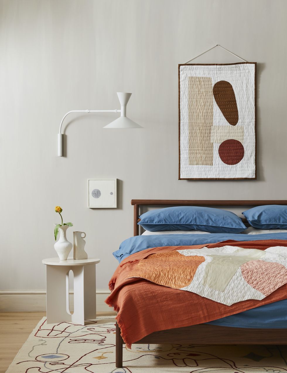 modern bedroom ideas colourful