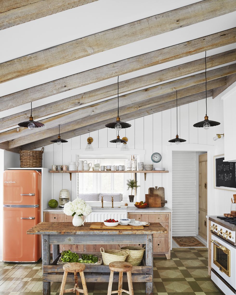 kitchen reinvention designer kate marker’s “leo cottage” in union pier, michigan